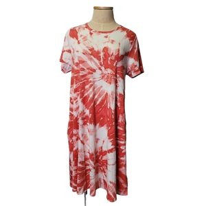 Lularoe Women's Jessie Dress Tie dye Dress 3XL